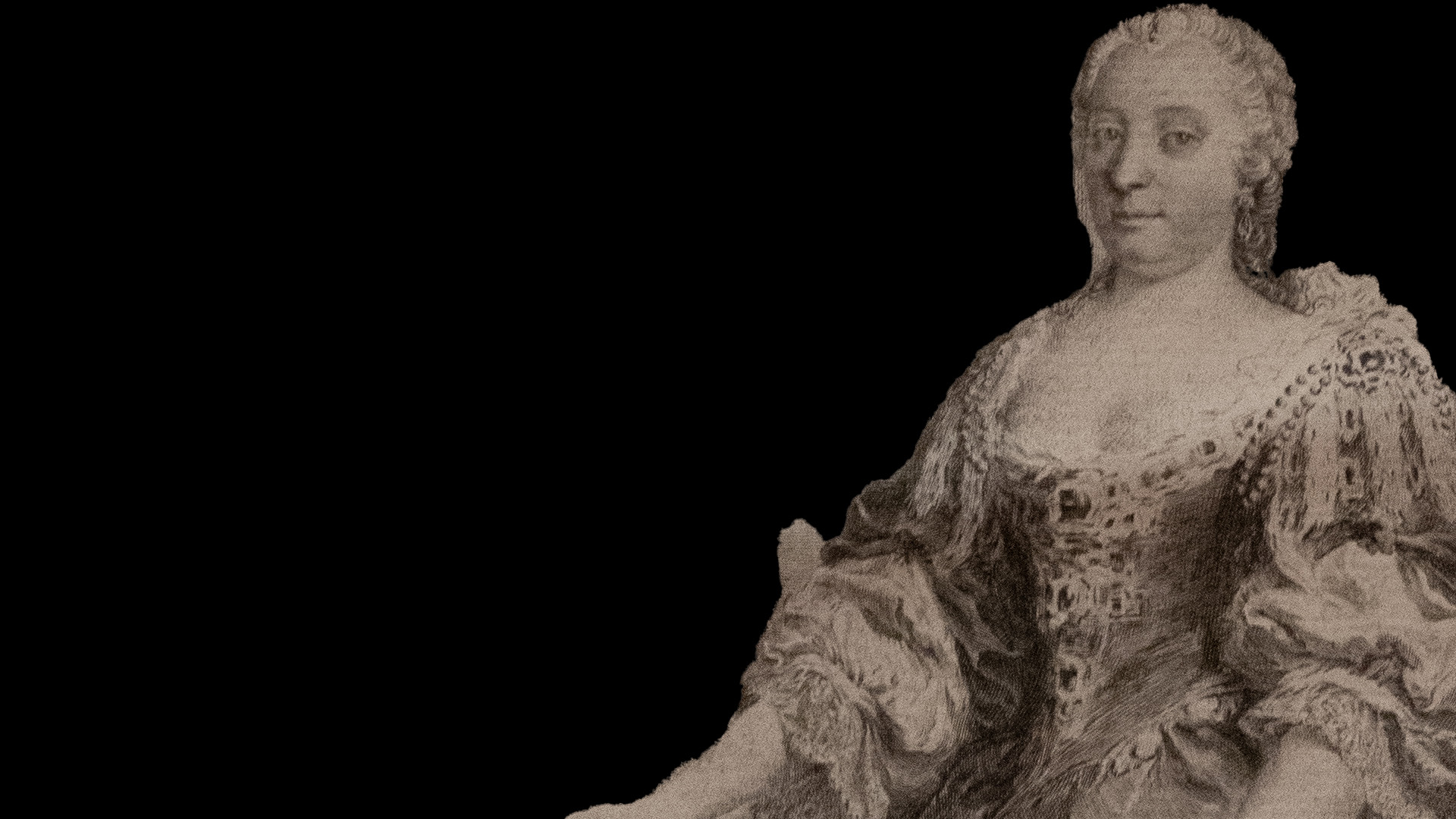 Portrait de Marie therese d'Autriche