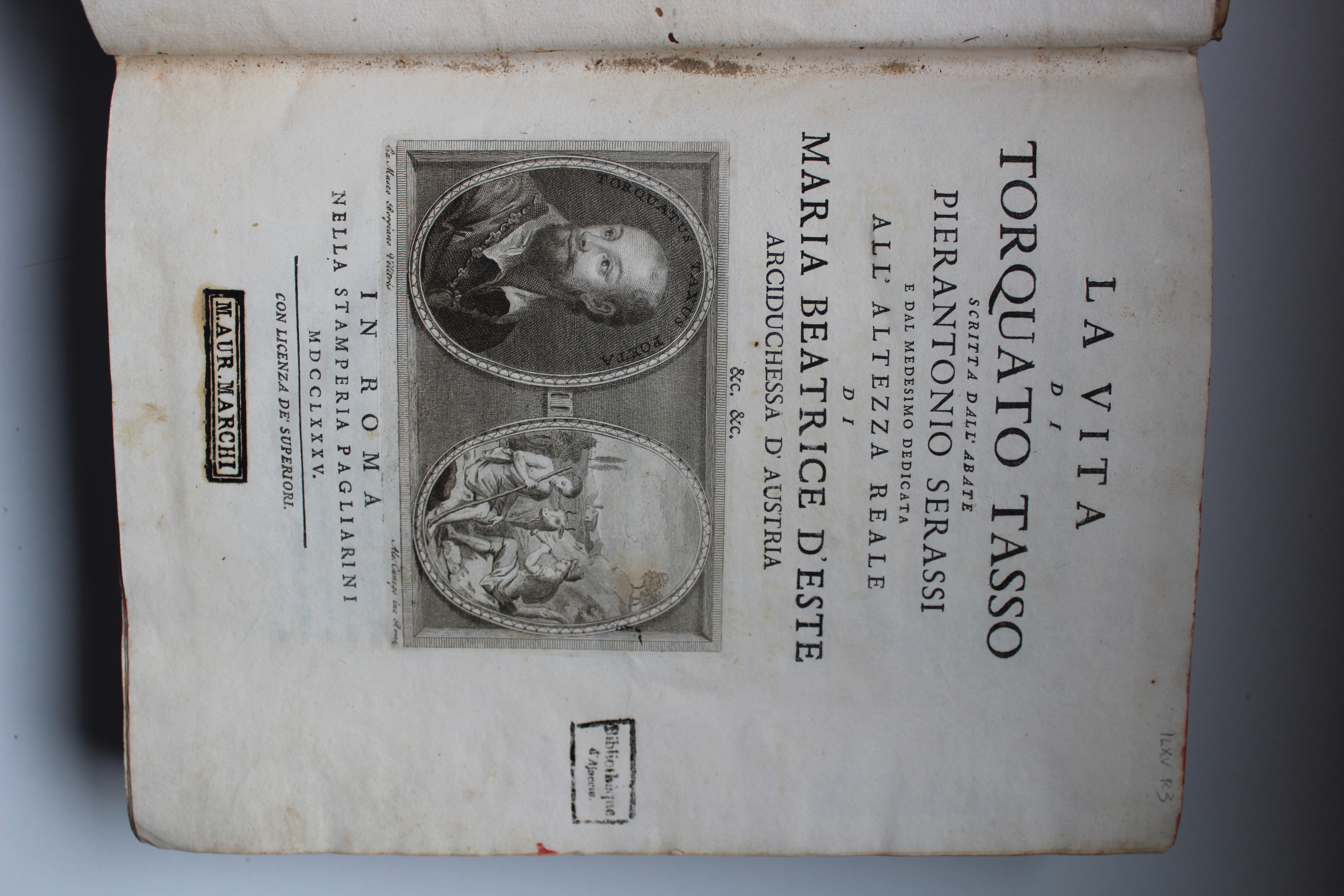 La vie de Torquato TASSO