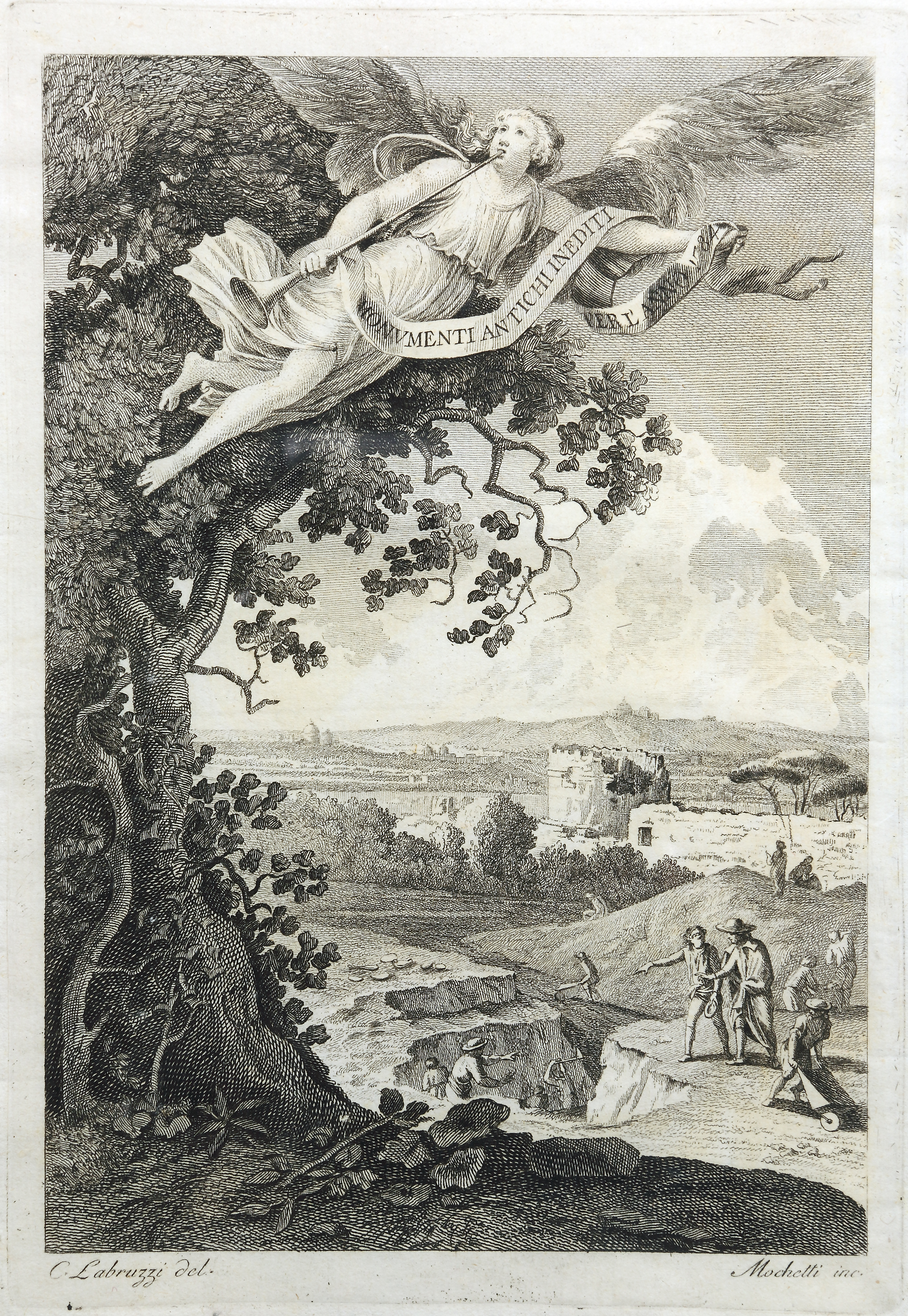 fouilles du temps gravure