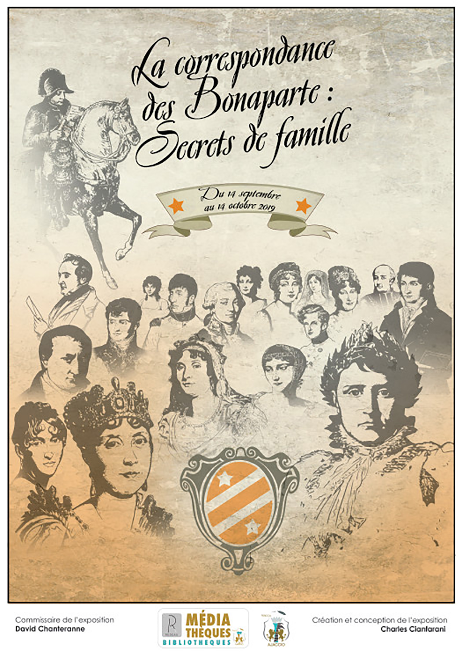 Affiche de l'exposition La Correspondance des Bonapartes